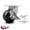 Service Caster 6'' Extra Heavy Duty Phenolic Wheel Swivel Caster with Brake and Swivel Lock CRAN-SCC-KP92S630-PHR-SLB-BSL - alternate 2